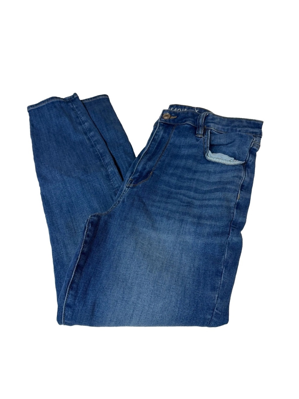 American Eagle Women’s Size 14 Super Hi Rise Jegging Jeans Medium Wash Stretch